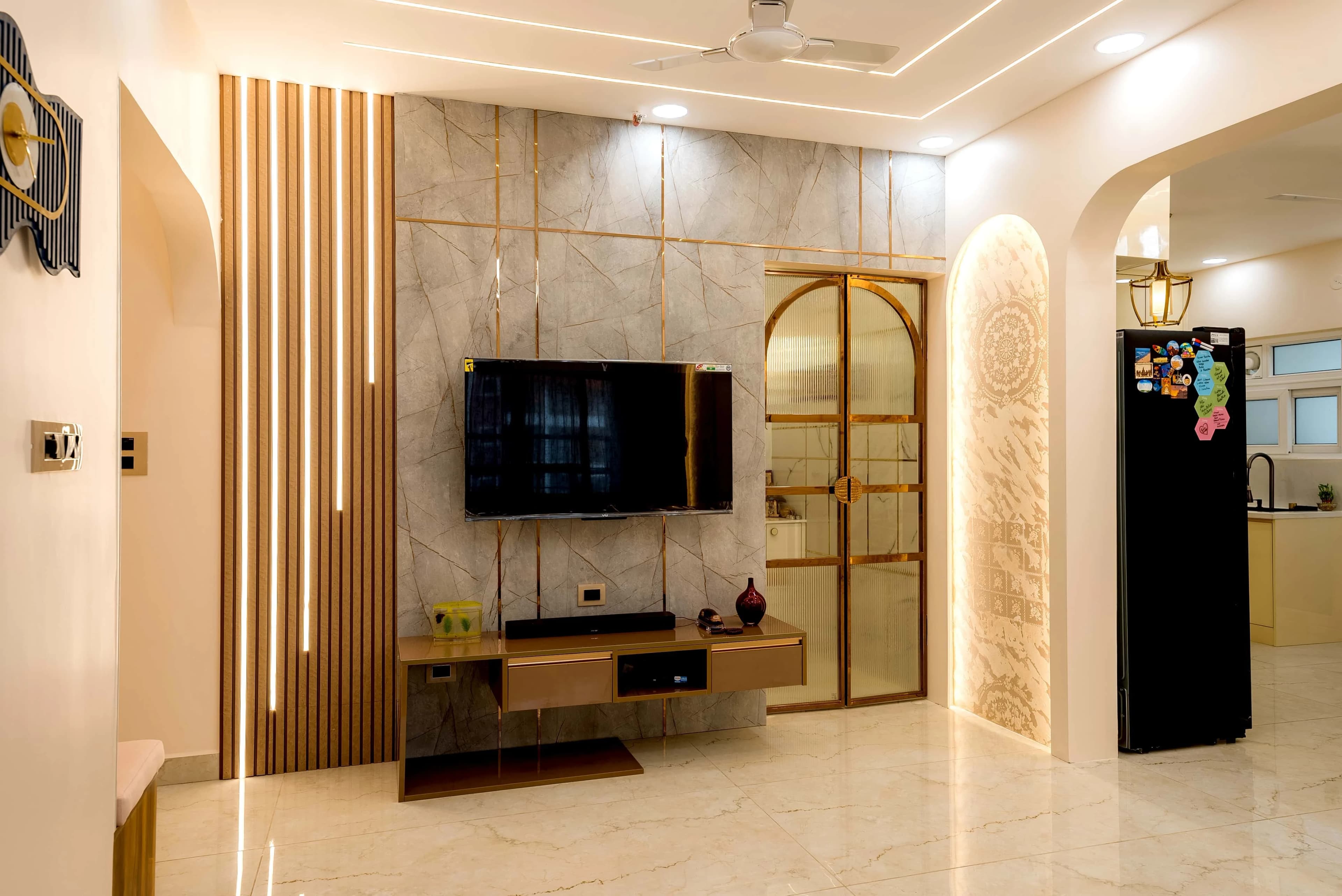 Living, dining and prayer interior view 12