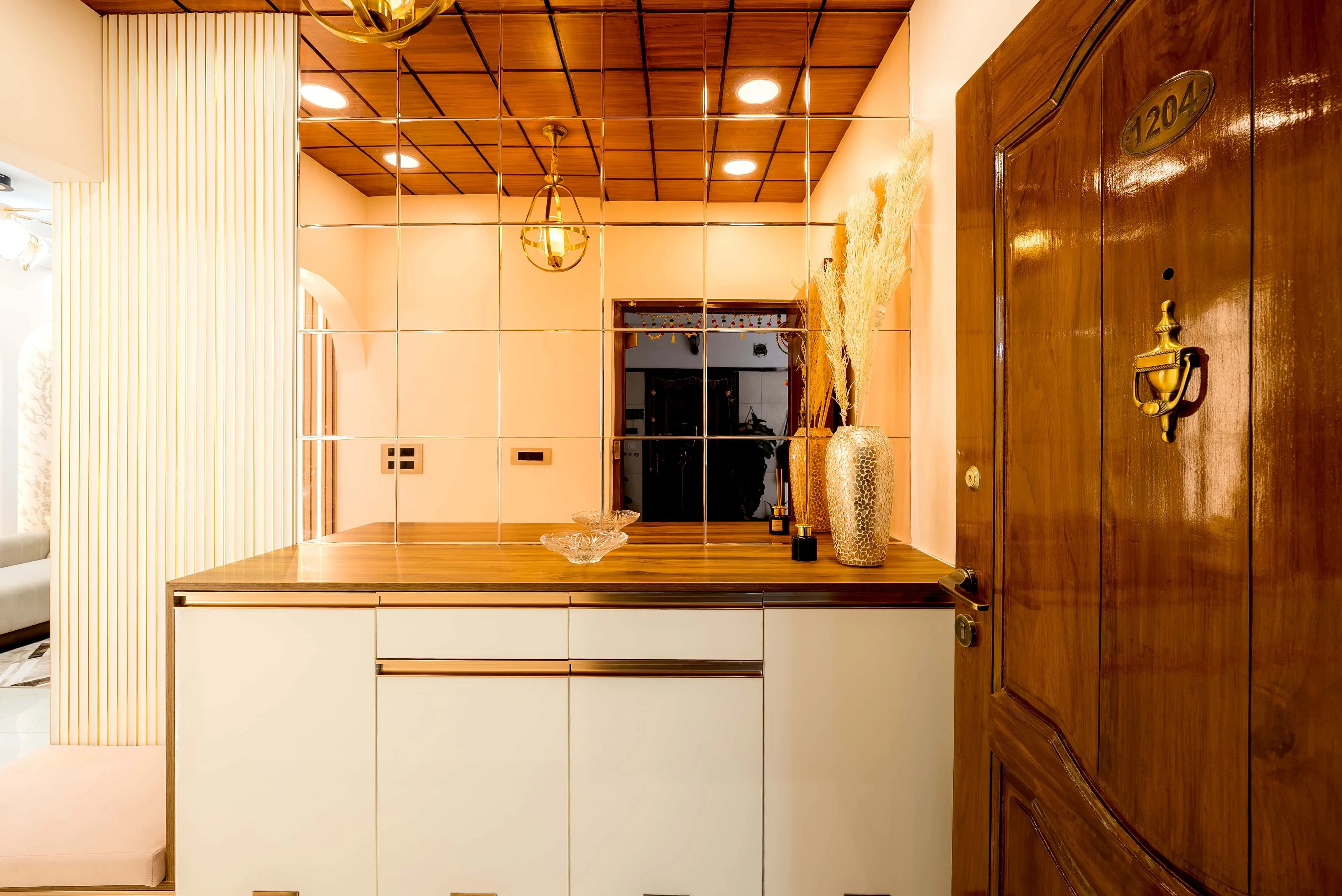 Living, dining and prayer interior view 2