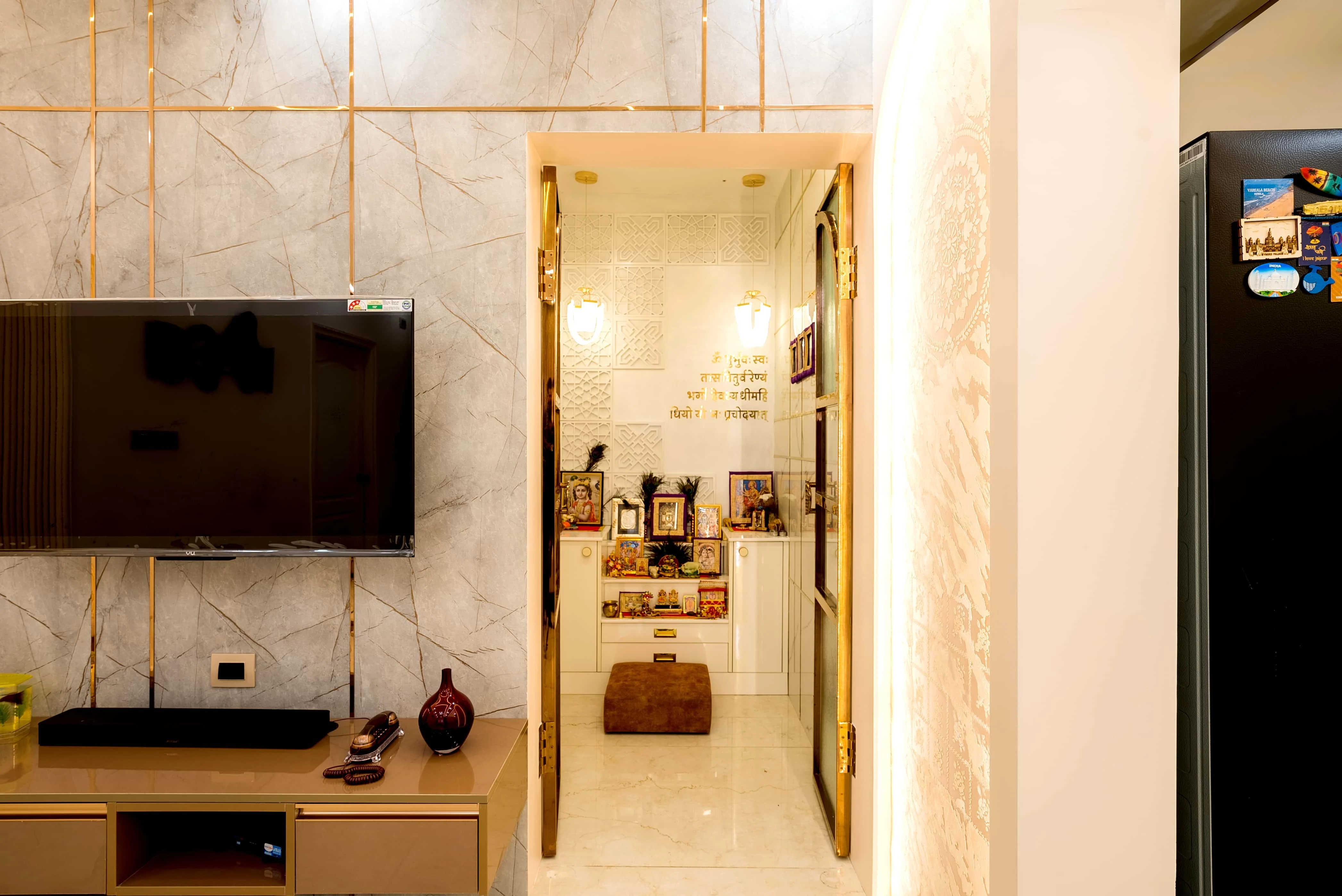 Living, dining and prayer interior view 9