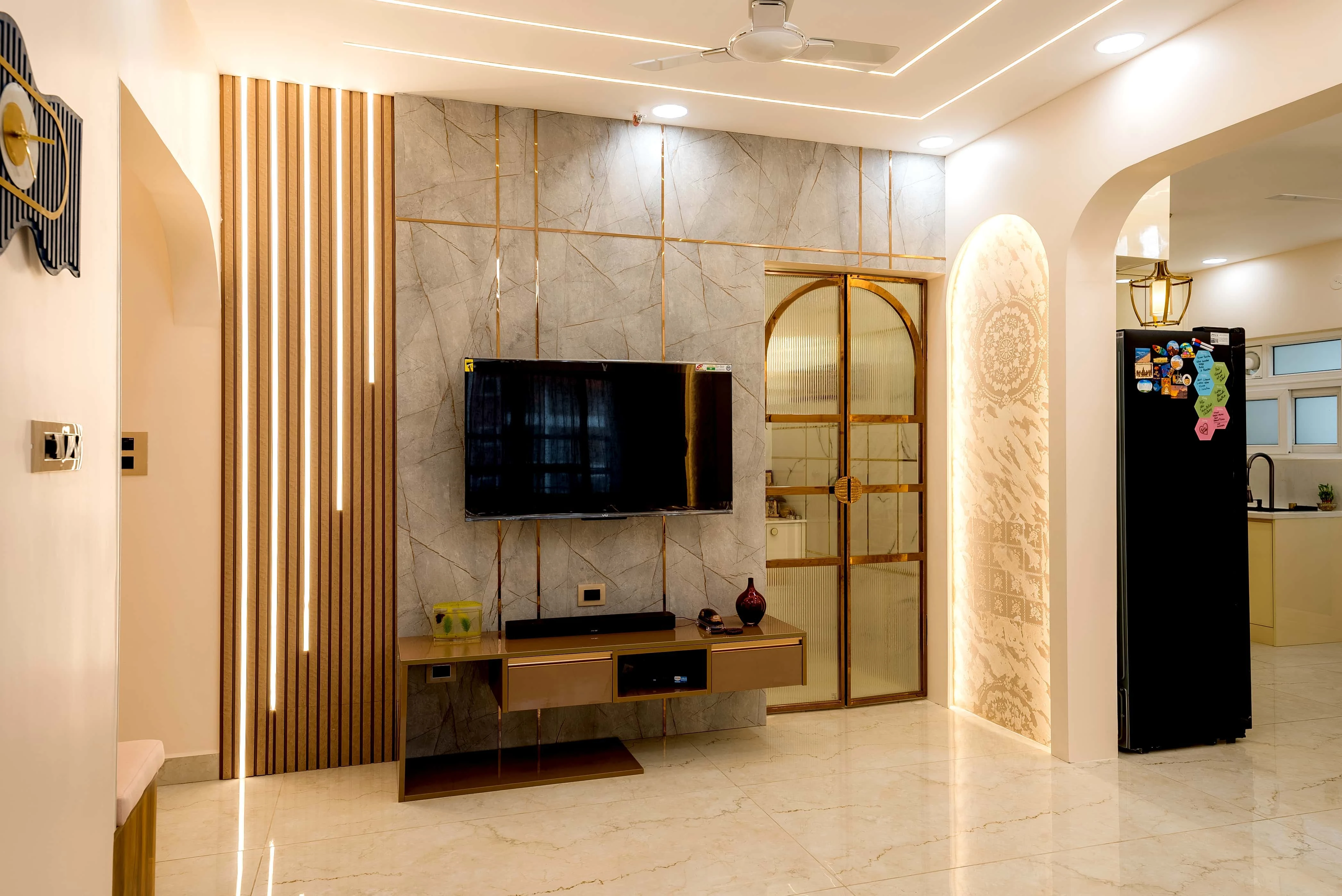 Living, dining and prayer interior view 12