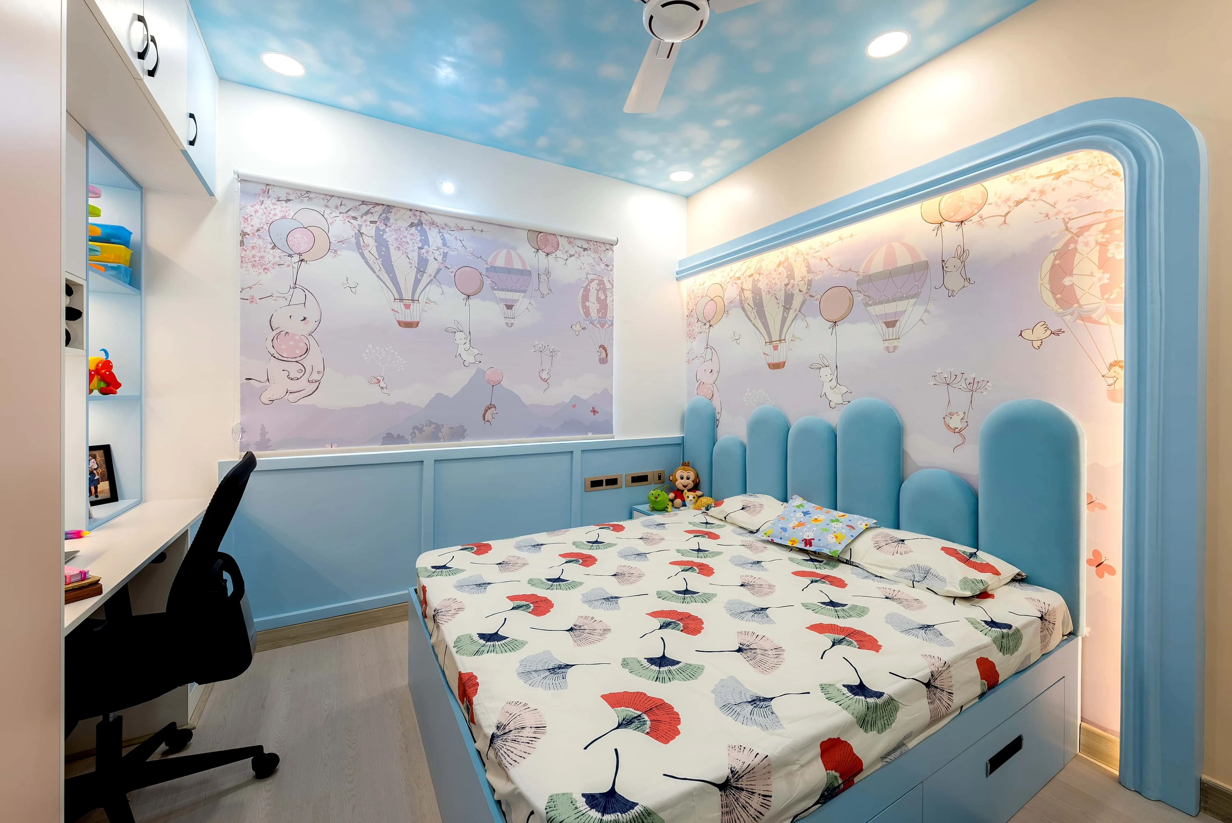 Children's bedroom interior view 4